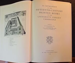 A catalogue of the fifteenth-century printed books in the University Library at Cambridge.