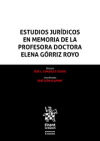 Imagen del vendedor de Estudios Jurdicos en memoria de la profesora Doctora Elena Grriz Royo a la venta por AG Library