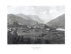 Bild des Verkufers fr Bellinzona Cant. Tessin. zum Verkauf von Antiquariat Martin Barbian & Grund GbR