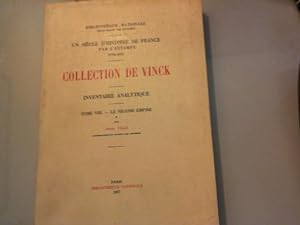 Bild des Verkufers fr Collection De Vinck - Tome 8, Le Second Empire (Premire Partie) zum Verkauf von JLG_livres anciens et modernes