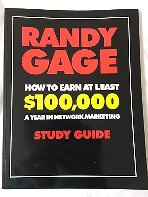 Immagine del venditore per How to Earn at Least $100,000 a Year in Network Marketing: Study Guide venduto da Vance Harvey