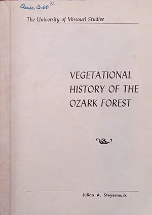 Bild des Verkufers fr Vegetational history of the Ozark forest zum Verkauf von Biblioteca di Babele