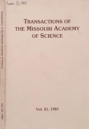 Bild des Verkufers fr Transactions of the Missouri Academy of Science Vol.21, 1987 zum Verkauf von Biblioteca di Babele