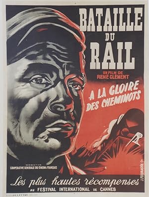 "BATAILLE DU RAIL" Film de René CLÉMENT réalisé en 1945 avec BARNAULT, CLARIEUX, DAURAND, LATOUR,...
