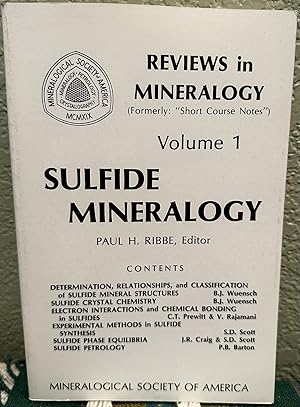Bild des Verkufers fr Sulfide Mineralogy Volume 1 zum Verkauf von Crossroads Books