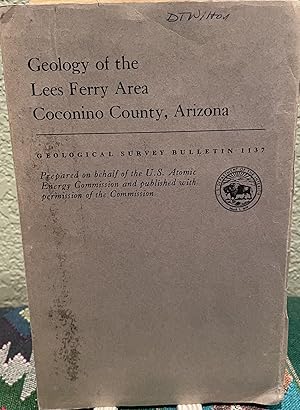 Imagen del vendedor de Geology of the Lees Ferry Area Coconino County, Arizona a la venta por Crossroads Books