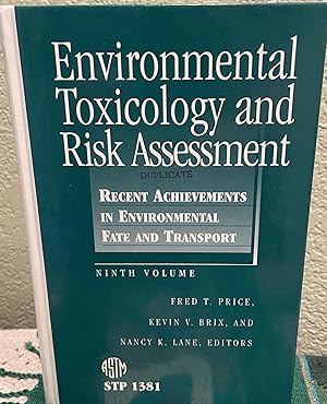 Image du vendeur pour Environmental Toxicology and Risk Assessment Recent Achievements in Environmental Fate and Transport (Vol 9) mis en vente par Crossroads Books