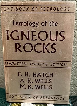 Imagen del vendedor de TEXT BOOK OF PETROLOGY VOLUME I PETROLOGY OF THE IGNEOUS ROCKS a la venta por Crossroads Books