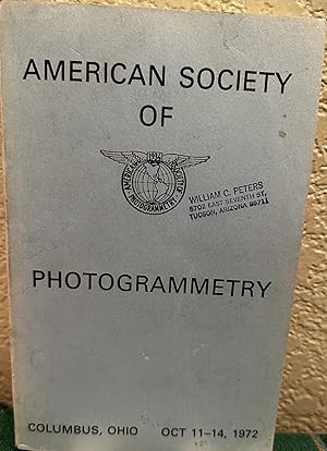 Seller image for Papers from the 1972 Acsm-Asp Fall Convention for sale by Crossroads Books