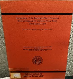 Bild des Verkufers fr Stratigraphy of the Duchesne River Formation , Northern Uinta Basin, Northeastern Utah - Utah Geological and Mineralogical Survey Bulletin 97 zum Verkauf von Crossroads Books