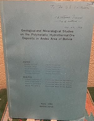 Geological and Mineralogical Studies on the Polymetallic Hydrothermal Ore Deposits in Andes Area ...