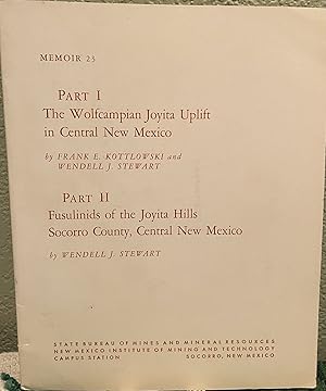 Image du vendeur pour Memoir 23 Part I: the Wolfcampian Joyita Uplift in Central New Mexico; mis en vente par Crossroads Books