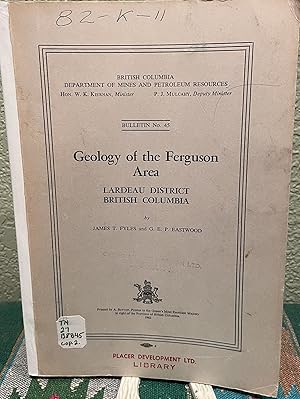 Seller image for Geology of the Ferguson area Lardeau district British Columbia for sale by Crossroads Books