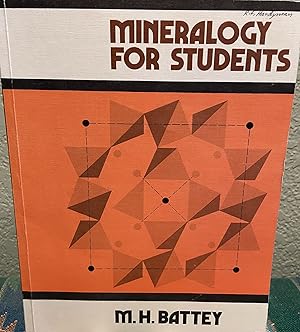 Image du vendeur pour Mineralogy for Students mis en vente par Crossroads Books
