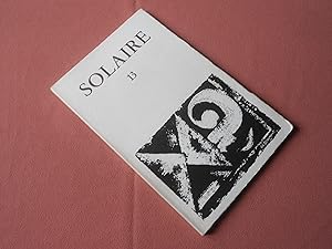 Imagen del vendedor de Solaire ,13 , Printemps 1976 a la venta por Benoît HENRY