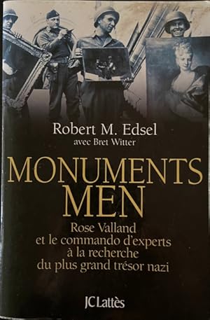 Imagen del vendedor de Monuments Men : Rose Valland Et Le Commando D'experts  La Recherche Du Plus Grand Trsor Nazi a la venta por Livres Norrois