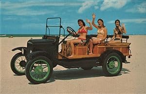 Seller image for vintage car and swimsuit postcard: Model T Depot Hack for sale by Mobyville