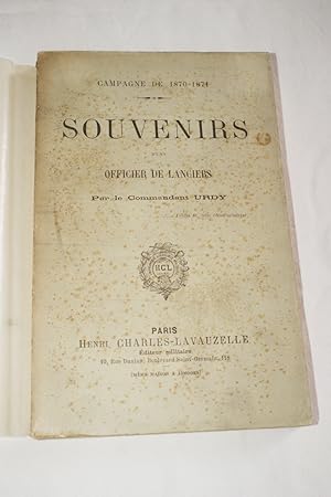 Imagen del vendedor de CAMPAGNE DE 1870-1871 SOUVENIRS D'UN OFFICIER DE LANCIERS a la venta por Librairie RAIMOND