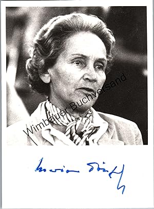 Original Autogramm Marion Gräfin Dönhoff (1909-2002) /// Autograph signiert signed signee