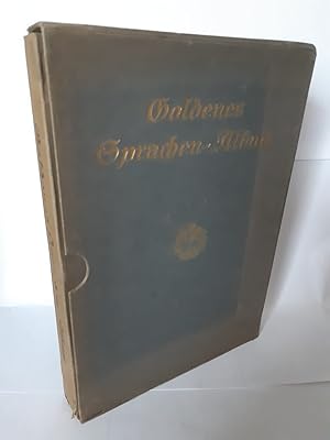 Bild des Verkufers fr Goldenes Sprachen-Album zum Selbstunterricht der Russischen, Spanischen, Franzsischen, Englischen und Italienischen Sprache. Mit einem Anhang: Gedchtnisbildung. Gesamtausgabe, im Original-Schuber zum Verkauf von Antiquariat Buchkauz