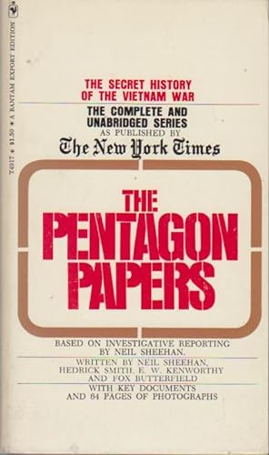 Seller image for The Pentagon Papers: The Secret History of the Vietnam War. The Complete and Unabridged Series as published by The New York Times. for sale by Bcher bei den 7 Bergen