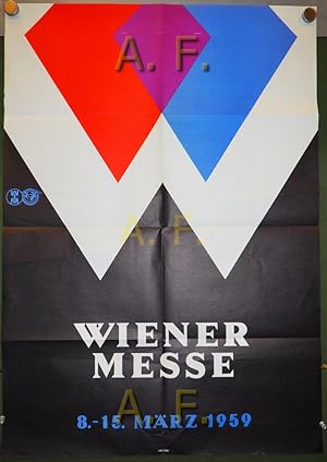 Wiener Messe 8.-15. März 1959. / Plakat (ca. 59 x 84 cm)