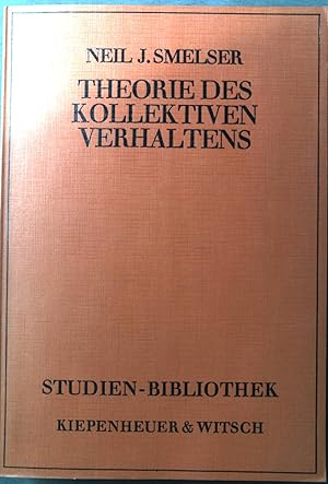 Bild des Verkufers fr Theorie des kollektiven Verhaltens. Studien-Bibliothek. zum Verkauf von books4less (Versandantiquariat Petra Gros GmbH & Co. KG)