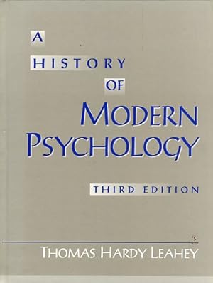 Bild des Verkufers fr A History of Modern Psychology zum Verkauf von Versandantiquariat Brigitte Schulz