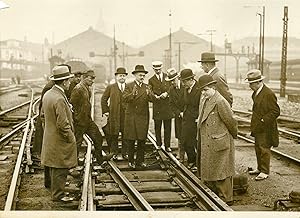 "ACCIDENT CHEMIN de FER DE LA GARE DE LYON 1931" Monsieur PEYRE juge d'instruction, le mécanicien...