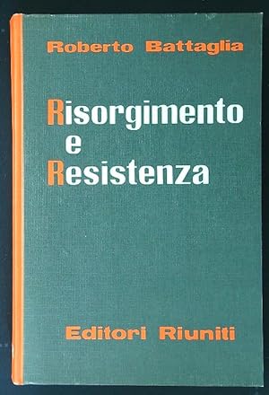 Bild des Verkufers fr Risorgimento e resistenza zum Verkauf von Librodifaccia