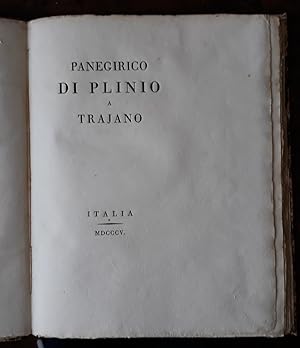 Panegirico di Plinio a Trajano