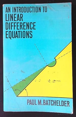 Bild des Verkufers fr An Introduction to Linear Difference Equations zum Verkauf von Librodifaccia