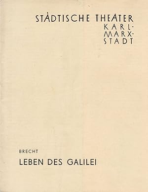 Imagen del vendedor de Programmheft Bertolt Brecht LEBEN DES GALILEI Premiere 10. Mrz 1962 Spielzeit 1961 / 62 a la venta por Programmhefte24 Schauspiel und Musiktheater der letzten 150 Jahre