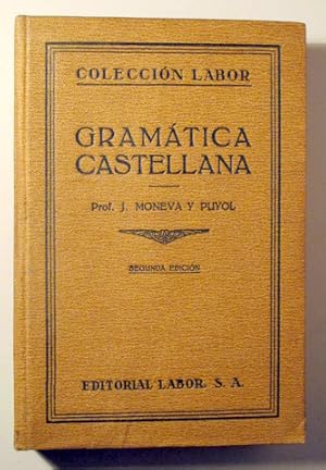 Imagen del vendedor de GRAMTICA CASTELLANA - Barcelona 1933 a la venta por Llibres del Mirall