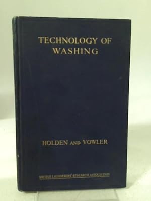 Bild des Verkufers fr The Technology of Washing zum Verkauf von World of Rare Books