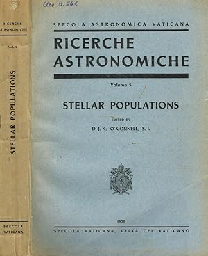 Imagen del vendedor de Ricerche astronomiche. Stelle populations. Vol.5, 1958 a la venta por Biblioteca di Babele