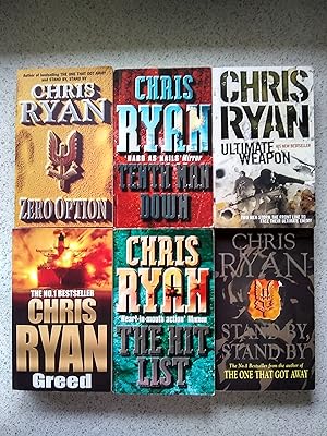 Seller image for Greed, Tenth Man Down, The Hit List, Stand By, Stand By, Ultimate Weapon, Zero Option (Set Of 6 Paperbacks) for sale by Shelley's Books