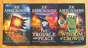 Immagine del venditore per Brand New - A Little Hatred, The Trouble With Peace, The Wisdom of Crowds (The Age of Madness Trilogy) all signed by the author. venduto da UKBookworm