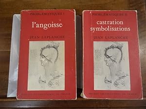 Bild des Verkufers fr Problmatiques. Tome 1 et 2 : L'angoisse et Castration, Symbolisation. zum Verkauf von Librairie Lang