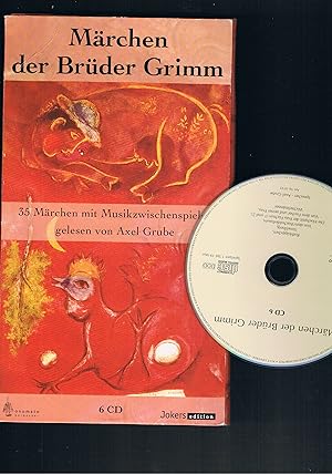 Bild des Verkufers fr Die Mrchen der Brder Grimm - 35 Mrchen mit Musikzwischenspielen gelesen von Axel Grube - 6 CD zum Verkauf von manufactura