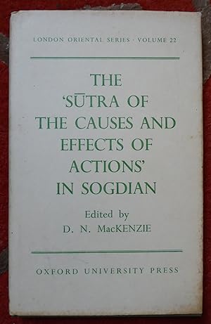 Bild des Verkäufers für Sutra Of The Causes And Effect (London oriental series) zum Verkauf von Cadeby Books