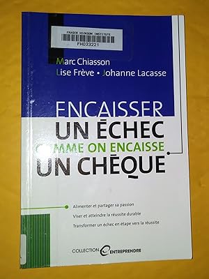 Seller image for Encaisser un chec comme on encaisse un chque for sale by Livresse