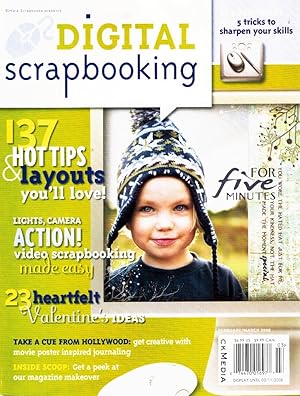 Image du vendeur pour SIMPLE SCRAPBOOKS, DIGITAL SCRAPBOOKING, FEBRUARY/MARCH 2008 ISSUE mis en vente par Z-A LLC