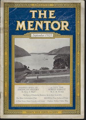 Bild des Verkufers fr THE MENTOR; September, Sept. 1921 ("Famous Spies in American History") zum Verkauf von Books from the Crypt