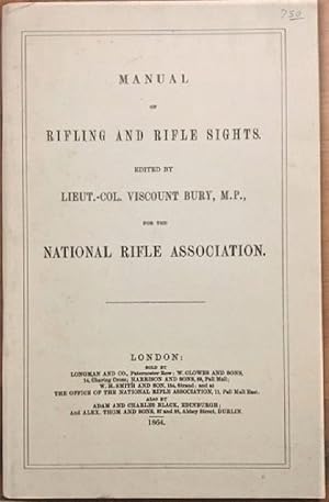 Imagen del vendedor de Manual of Rifling and Rifle Sights for the National Rifle Association a la venta por Alplaus Books