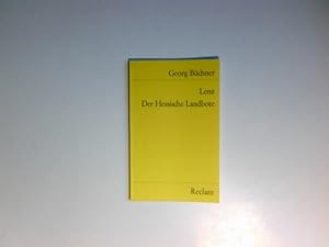 Bild des Verkufers fr Lenz; Der Hessische Landbote. Mit e. Nachw. von Martin Greiner / Reclams Universal-Bibliothek ; Nr. 7955 zum Verkauf von Antiquariat Buchhandel Daniel Viertel