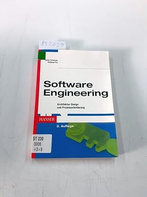 Image du vendeur pour Software Engineering: Architektur-Design und Prozessorientierung mis en vente par Versand-Antiquariat Konrad von Agris e.K.