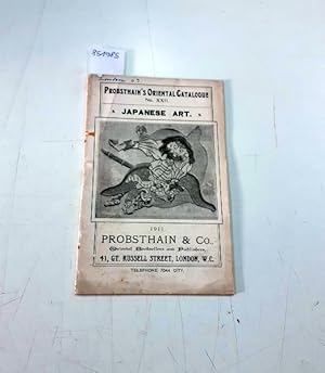 Seller image for Probsthain's Oriental Catalogue : No. XXII : Japanese Art : for sale by Versand-Antiquariat Konrad von Agris e.K.