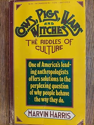 Seller image for Cows, Pigs, Wars and Witches: The Riddles of Culture for sale by The Book House, Inc.  - St. Louis