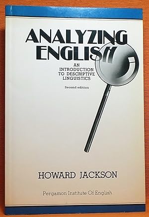 Analyzing English: An Introduction to Descriptive Linguistics. Second Edition